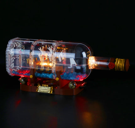 LightBrix™️ LED Light Kit for 21313 Ship In A Bottle Building Blocks Set