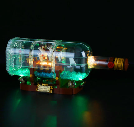 LightBrix™️ LED Light Kit for 21313 Ship In A Bottle Building Blocks Set