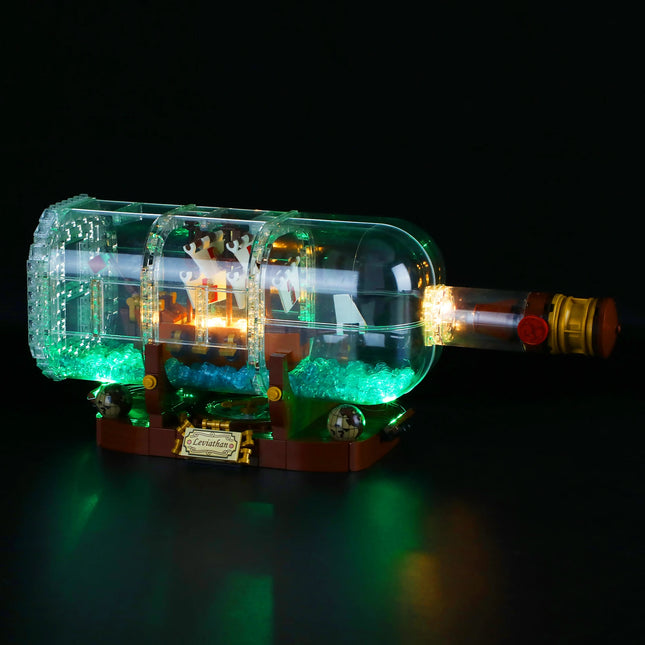 LightBrix™️ LED Light Kit for 21313 Ship In A Bottle Building Blocks Set