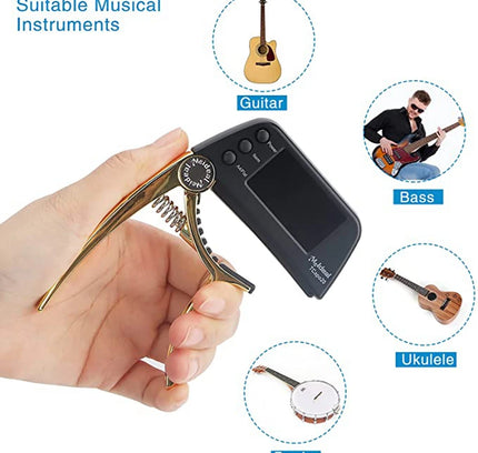 ChromaTune 2-in-1 Guitar Capo Tuner