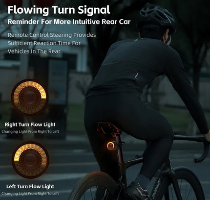 LumenX SmartGlow Kabelloses Fahrrad-Rücklicht