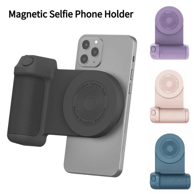 Magnetic Camera Handle with Bluetooth and Wireless Charging