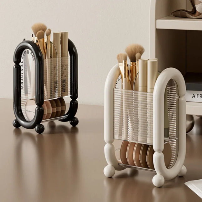 Crystal Clear Lipstick & Brush Organizer