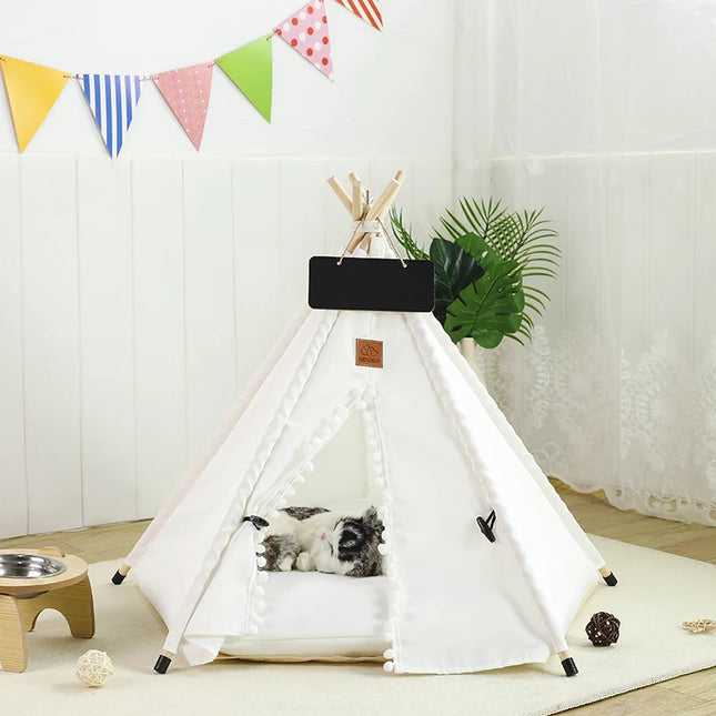 CozyPaws™️ Waschbares Tipi-Refugium für Haustiere