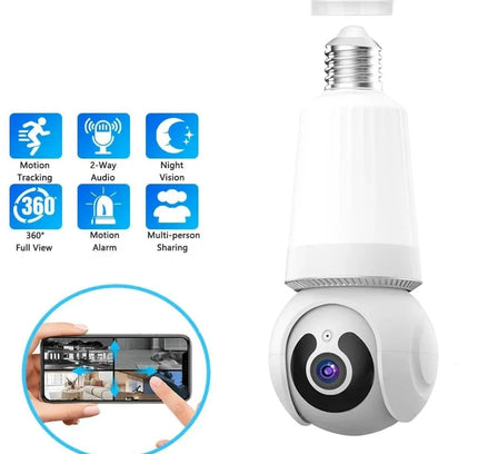 VisiSecure E27 Smart Bulb Kamera