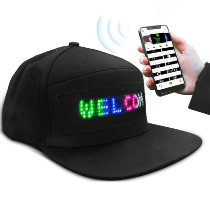 GlowFlex™ Bluetooth-Controlled LED Advertising Caps