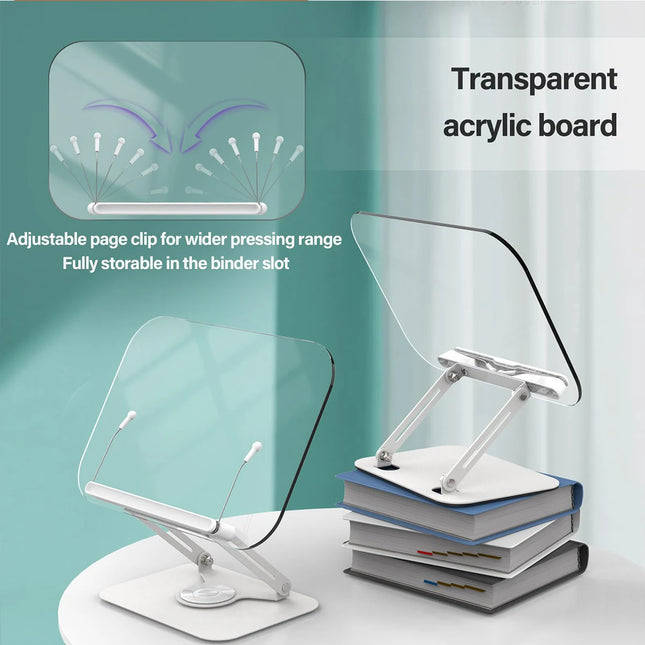 Acrylic Rotating Book Stand