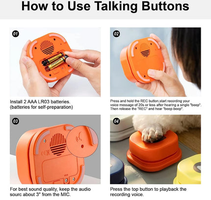 Mewoofun™ Communicate & Train Pet Buttons