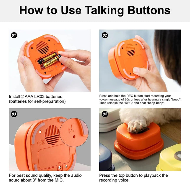 Mewoofun™ Communicate & Train Pet Buttons