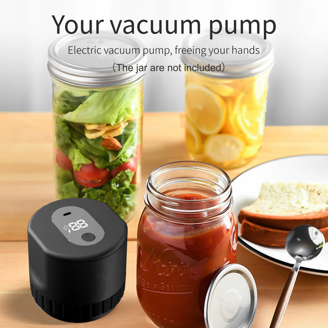 JarMaster™️ Electric Mason Jar Vacuum Sealer Kit