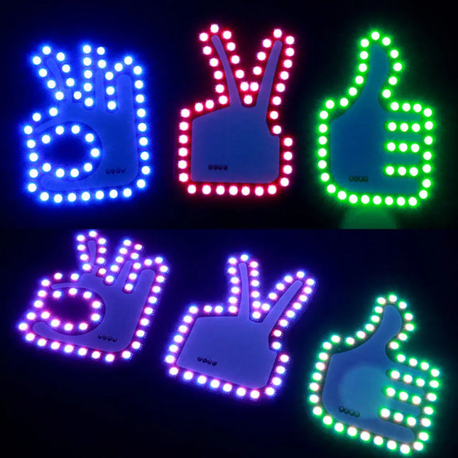 CarGlow™ RGB Gesture Sign Light