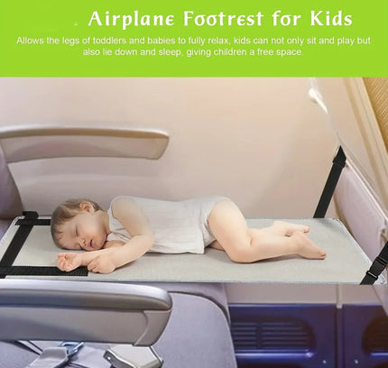 Kids Airplane Seat Extender & Foot Rest Travel Hammock