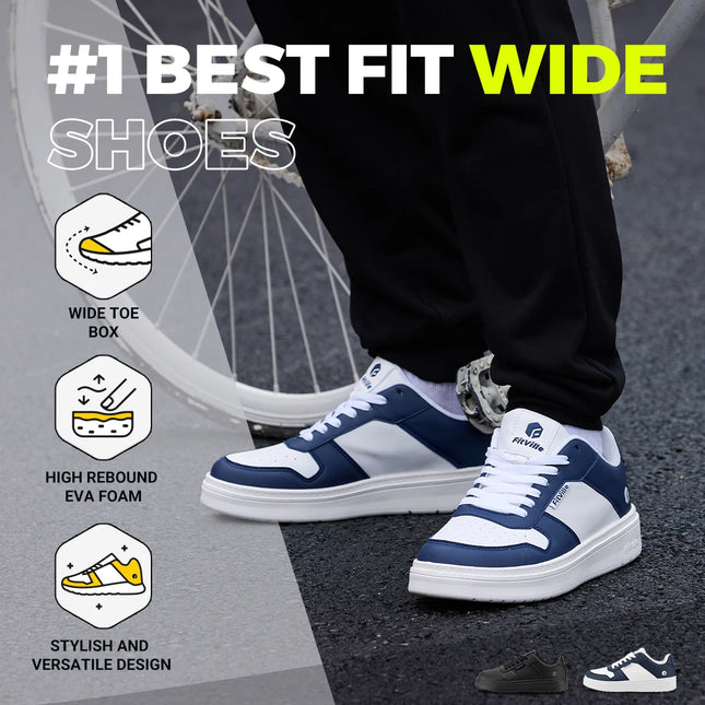 StepComfort FitVille Wide Sneakers