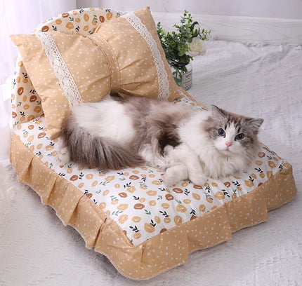 RoyalPurr™ LuxeCat House Bed