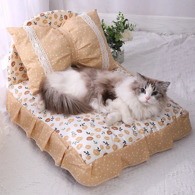 RoyalPurr™ LuxeCat House Bed