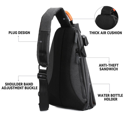 SecureCarry™ Anti-Theft Crossbody Sling Bag