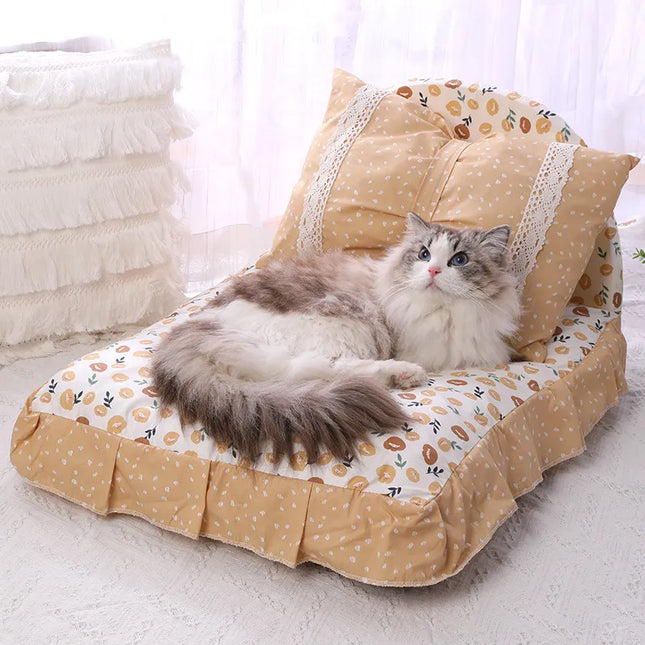 RoyalPurr™ LuxeCat House Bed