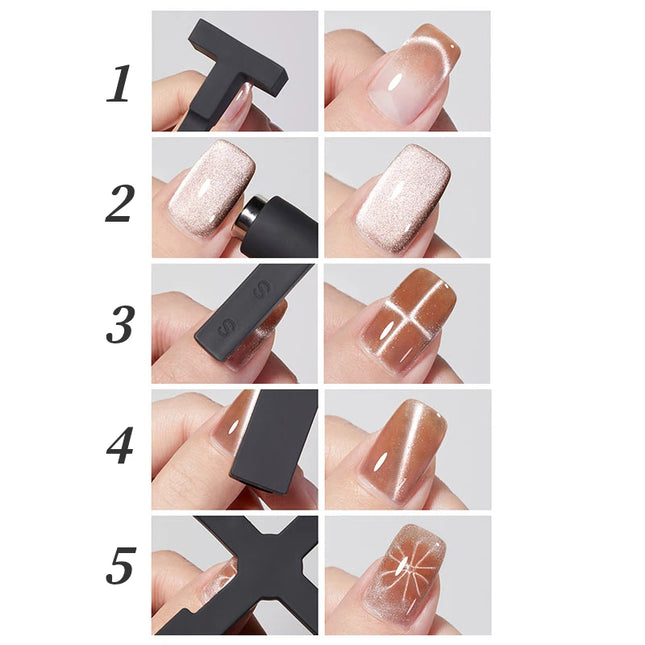 Magnetique™ 5-in-1 Nail Art Magnet Stick: Cat Magnetic Gel