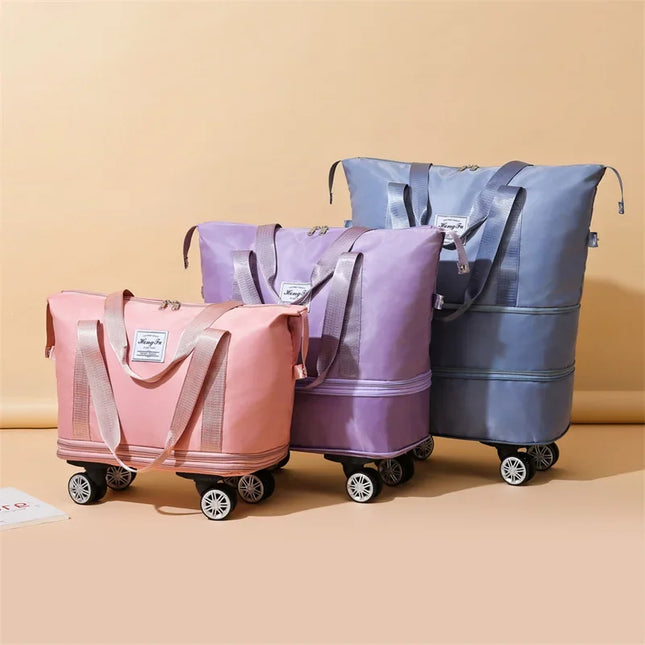 Ultra-Light Multi-Function Wheel Travel Bag with Dry/Wet Separation