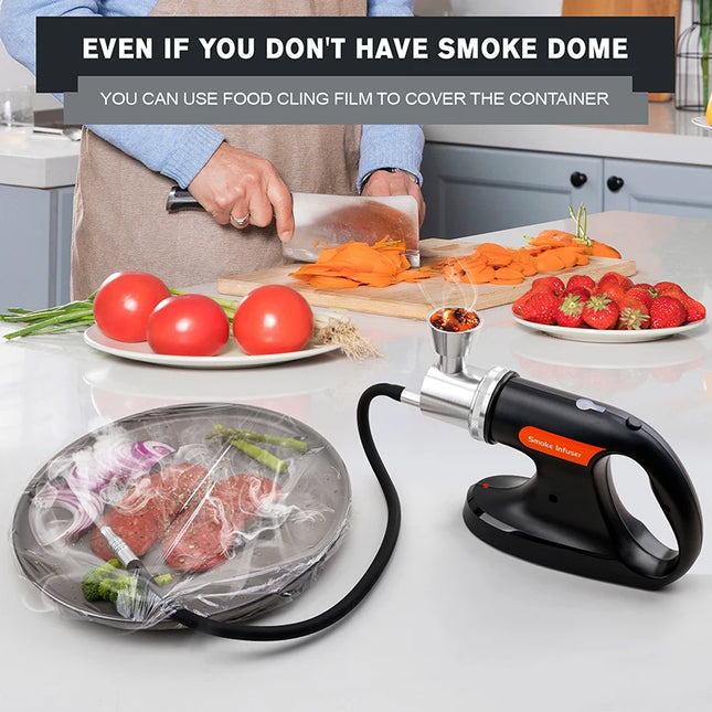 Portable Cold Smoking Gun with Vacuum Sealer Combo