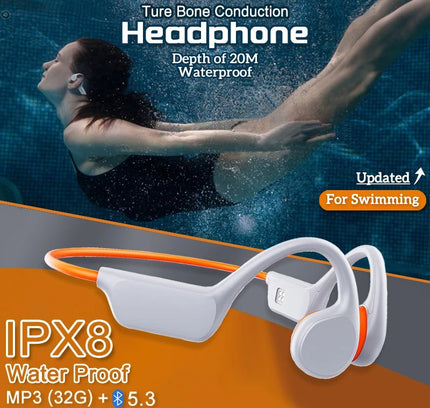 AquaHarmony™ X7 HydroBeat Wireless Bone Conduction Earbuds