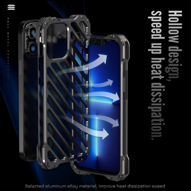 ArmorGuard™️ Metal Case for iPhone 15 14 13 12 Pro Max Plus