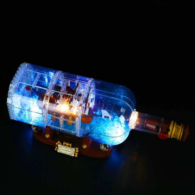 LightBrix™️ LED Light Kit for 21313 Ship In A Bottle Building Blocks Set