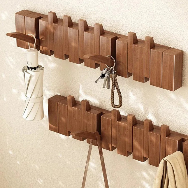 Nordic Solid Wood Coat Rack