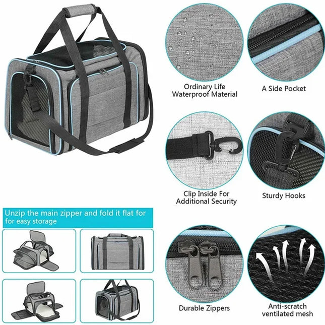 PawsPort™ Expandable Soft Pet Carrier