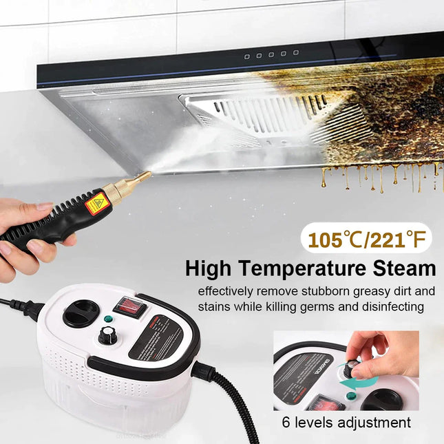 PureSteam Pro™ 2500W High-Pressure Handheld Cleaner