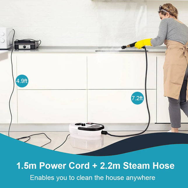 PureSteam Pro™ 2500W High-Pressure Handheld Cleaner