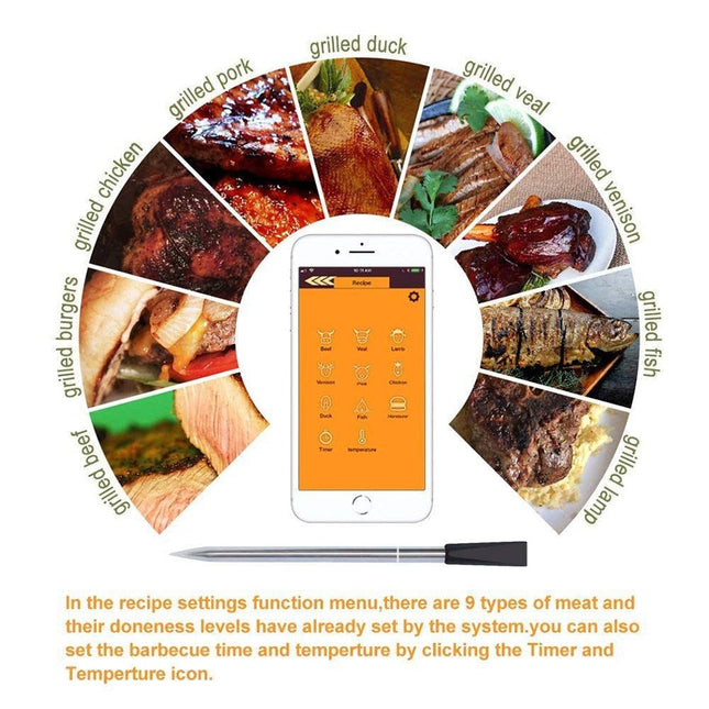 Wireless Meat Thermometer