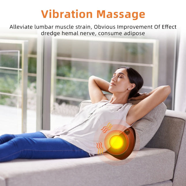 Massage heat pillow